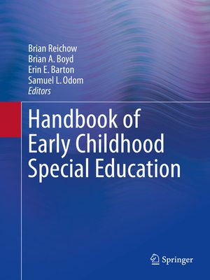 cover image of Handbook of Early Childhood Special Education